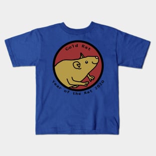 Born Year of the Gold Rat 2020 Kids T-Shirt